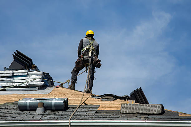 Professional Roof Installation technician working in Evergreen, VA